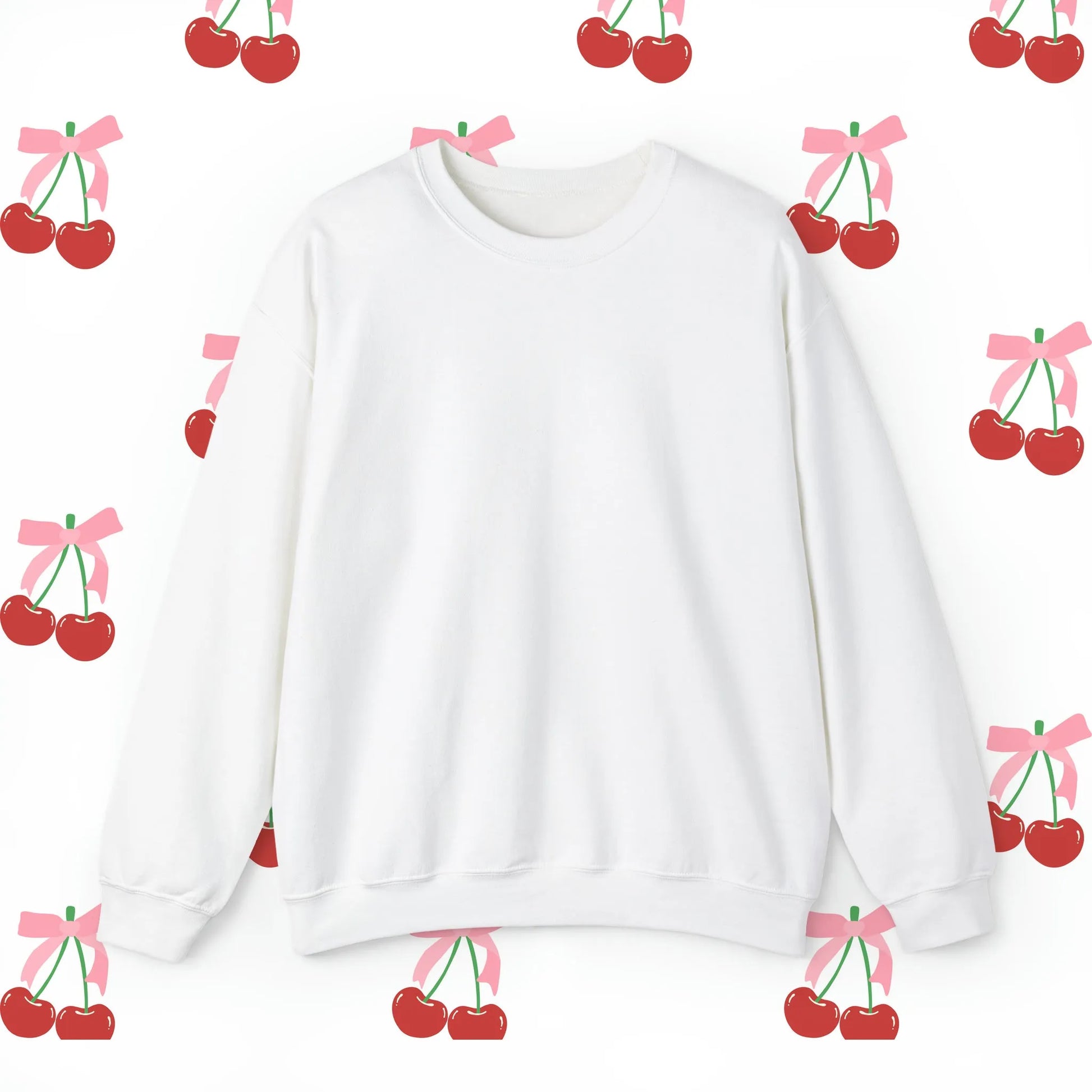 Be Kinds Coquette Crewneck Graphic Sweatshirt White Front