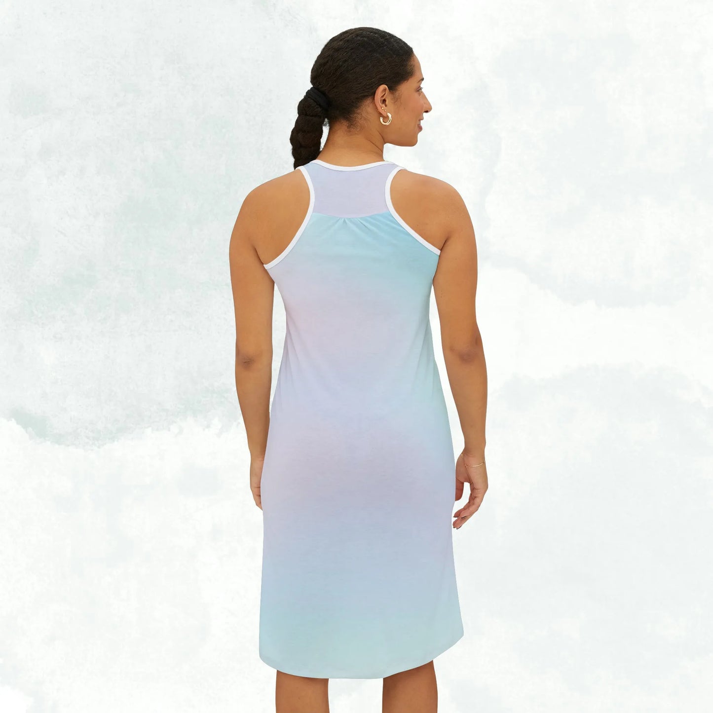 Pastel Women's Racerback Dress - Pastel Spring Dress - Pastel Dress For Women