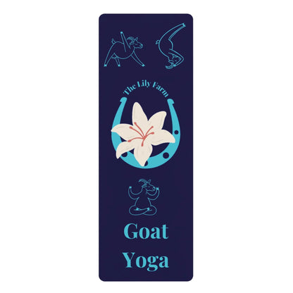 The Lily Farm Goat Yoga Rubber Yoga Mat