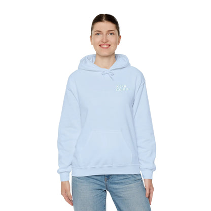 It's A Good Day To Keep Going Hoodie Turquoise - It's A Good Day To Keep Going Hooded Sweatshirt - Inspirational Apparel
