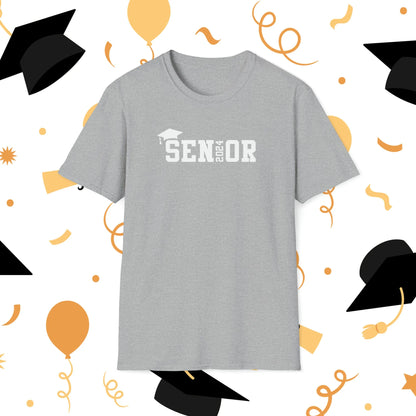 Senior 2024 Tshirt - Senior Class of 2024 Tshirt - Senior 2024 T Shirt Grey