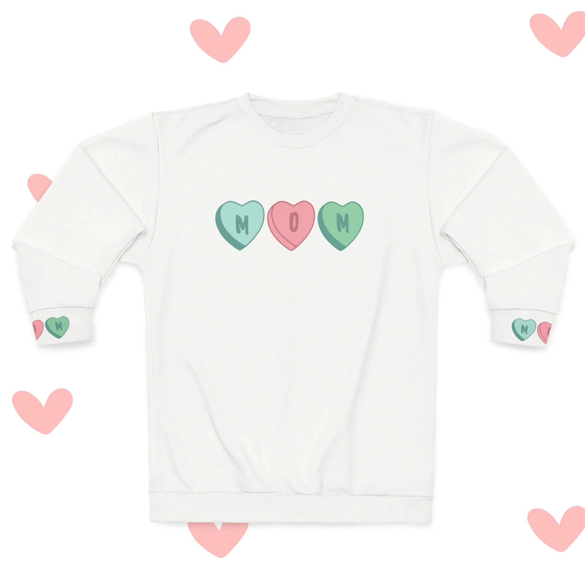 Personalized Little Sweethearts Valentine's Day Crewneck Sweatshirt - Mommy's Little Sweetheart Sweatshirt - Valentine's Day Sweatshirt