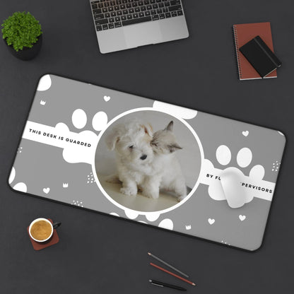 Personalized Pet Photo Desk Mat Large