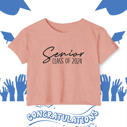 Senior Class of 2024 Crop Top - Senior Year Crop Top - Class of 2024 Crop Top - Graduation Crop Top - Graduation Year Crop Top - Personalize It Toledo