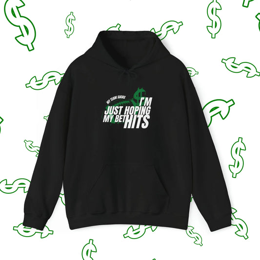 My Team Sucks Super Bowl Hooded Sweatshirt Black