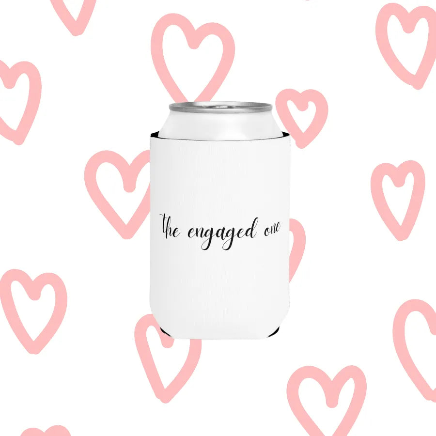Bride Squad Bachelorette Party Can Cooler Sleeve Back View