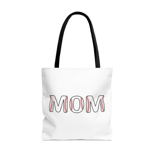 Custom Baseball Mom Tote Bag - Baseball Tote Bag - Personalized Baseball Mom Number Tote Bag