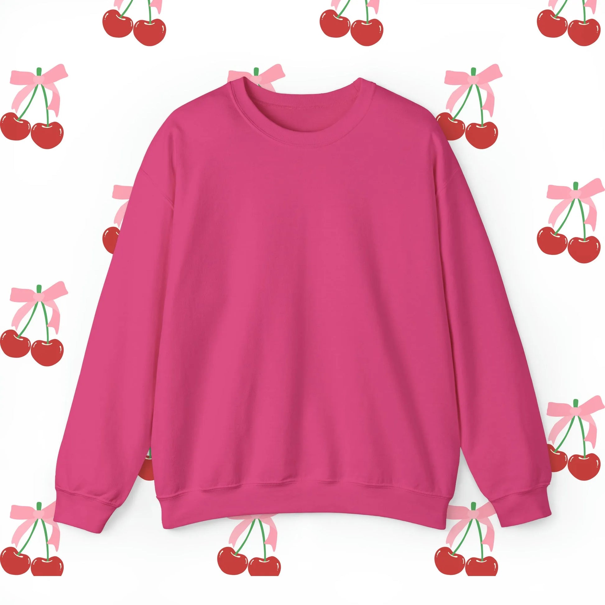 Be Kinds Coquette Crewneck Graphic Sweatshirt Heliconia Front