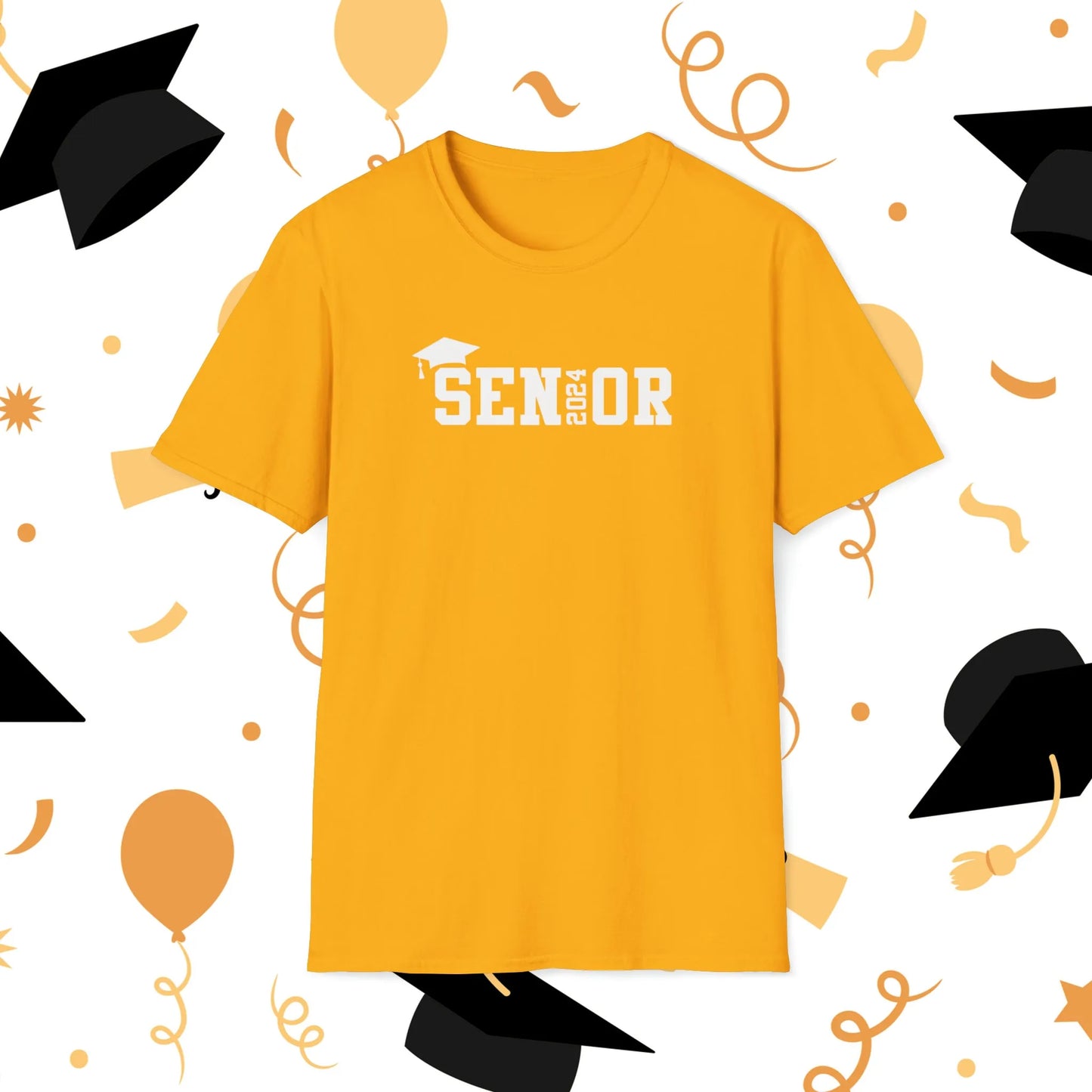 Senior 2024 Tshirt - Senior Class of 2024 Tshirt - Senior 2024 T Shirt Yellow