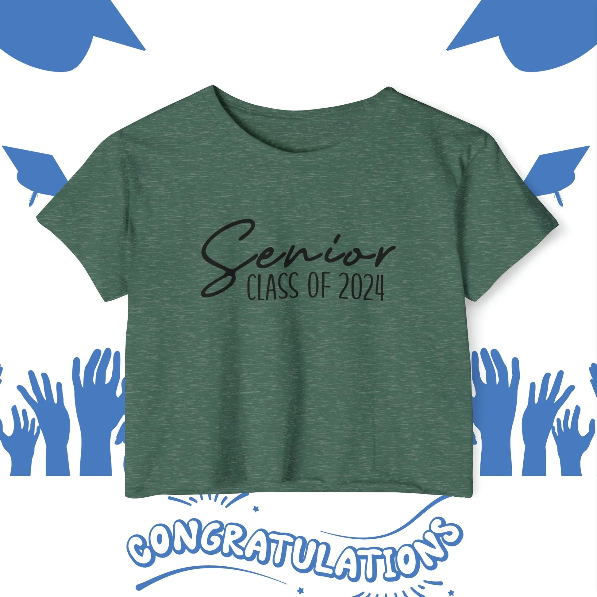 Senior Class of 2024 Crop Top - Senior Year Crop Top - Class of 2024 Crop Top - Graduation Crop Top - Graduation Year Crop Top - Personalize It Toledo