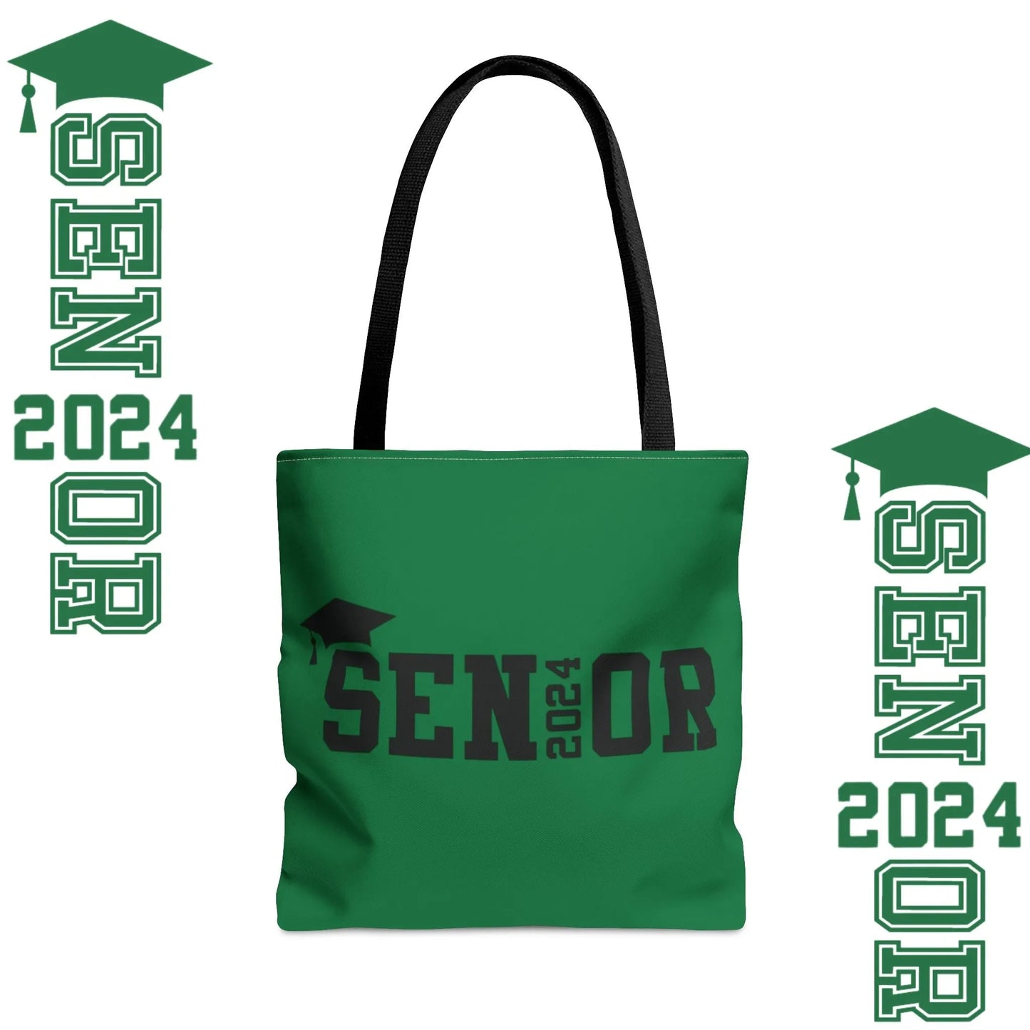 Senior 2024 Tote Bag - Class of 2024 Tote Bag - Senior Cass of 2024 Tote Bag green