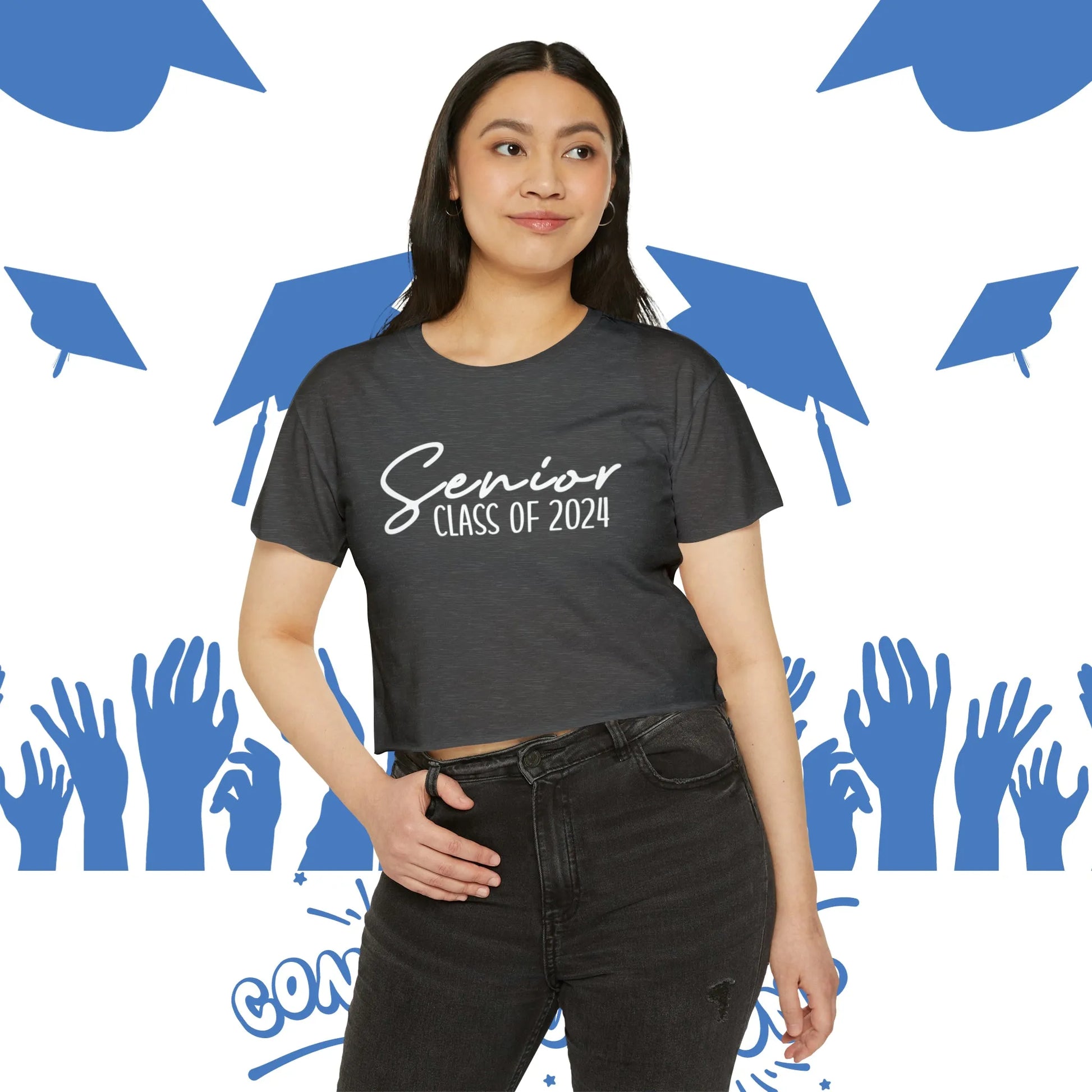 Senior Class of 2024 Crop Top - Senior Year Crop Top - Class of 2024 Crop Top - Graduation Crop Top - Graduation Year Crop Top - Personalize It Toledo