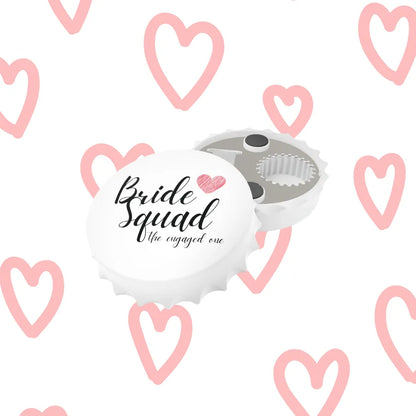 Bride Squad Bachelorette Party Bottle Opener Both Views