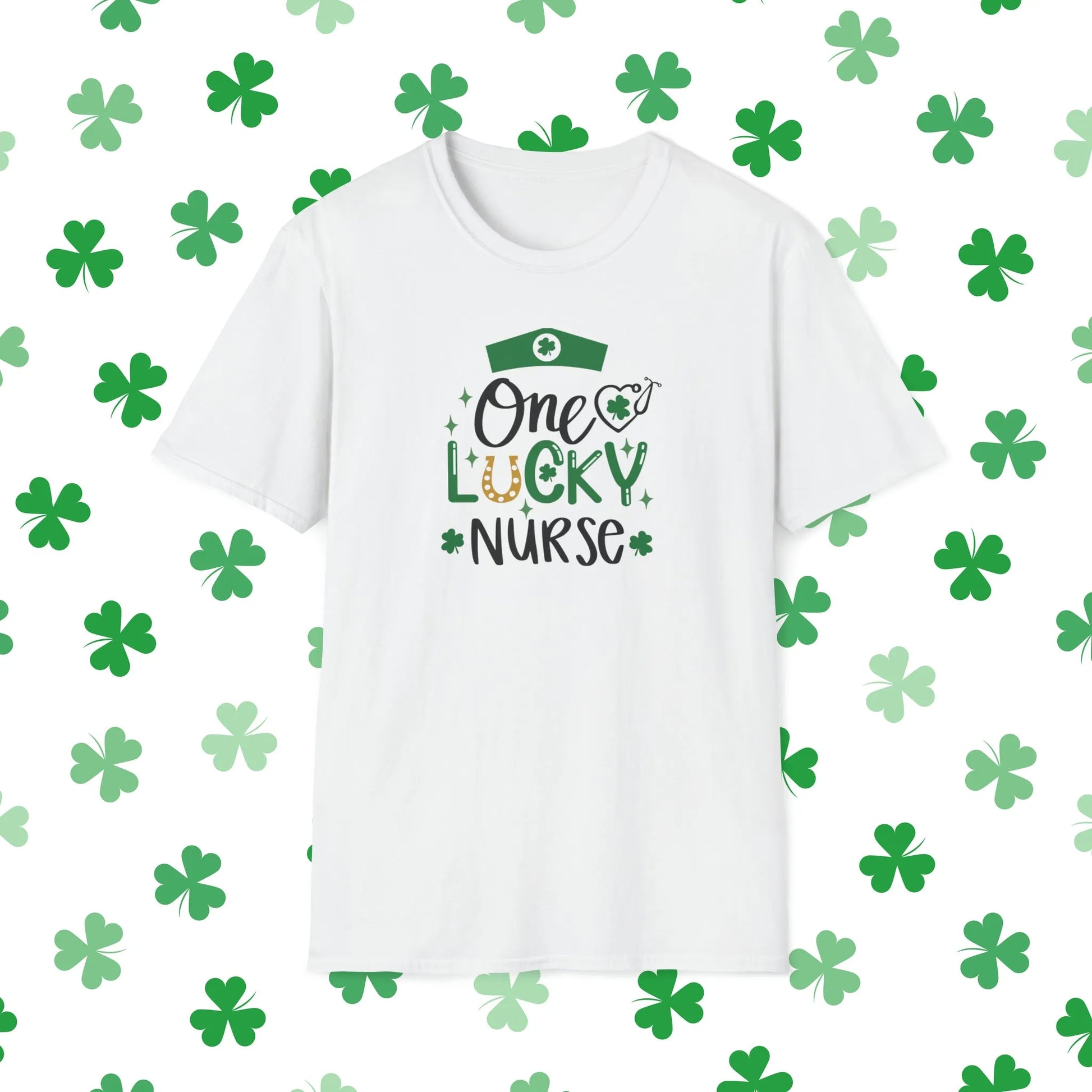 One Lucky Nurse St. Patrick's Day T-Shirt - Comfort & Charm - One Lucky Nurse Shirt