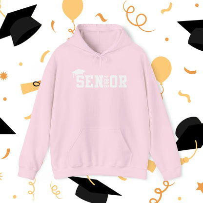 Senior 2024 Hooded Sweatshirt - Class of 2024 Hooded Sweatshirt - Graduation Apparel Pink