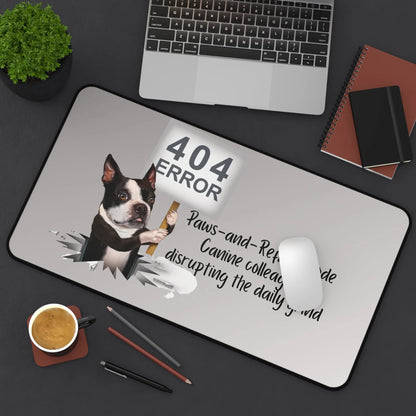 Paws & Reflect Humorous Dog Desk Mat - 401 Error Paws & Reflect Desk Mat Medium