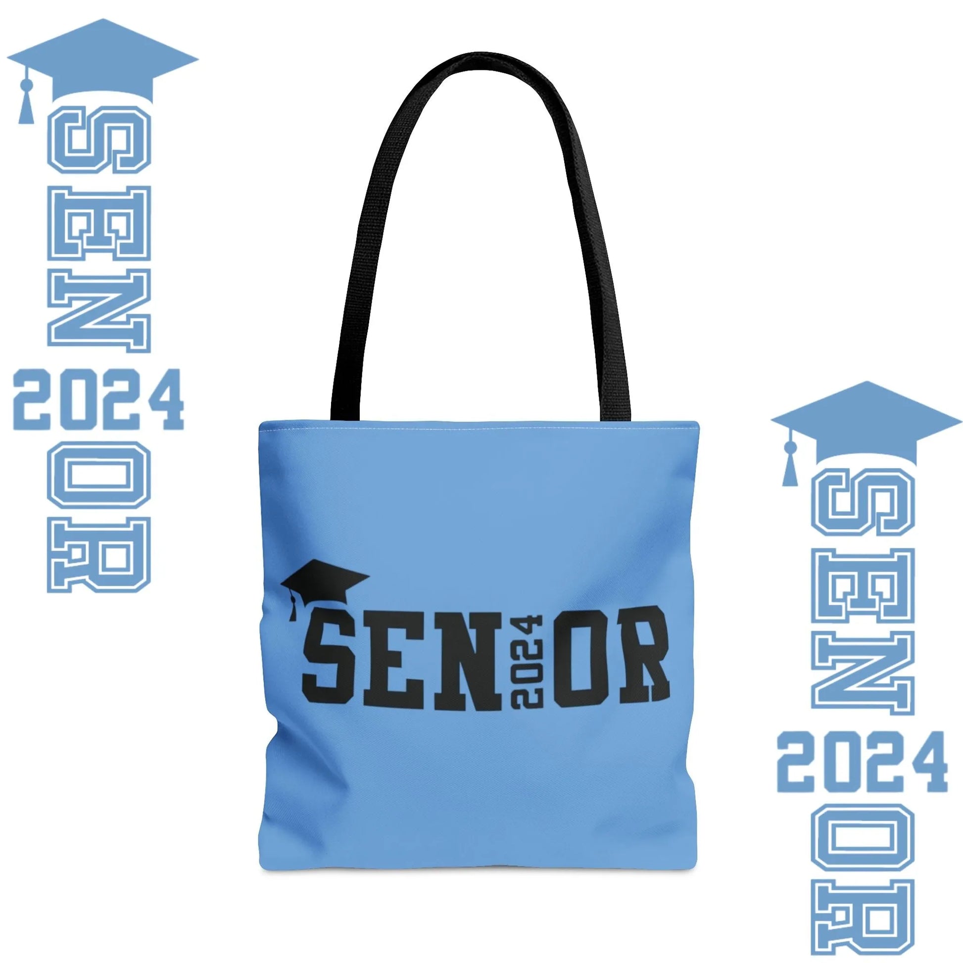 Senior 2024 Tote Bag - Class of 2024 Tote Bag - Senior Cass of 2024 Tote Bag light blue