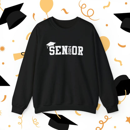 Senior 2024 Crewneck Sweatshirt - Senior 2024 Sweatshirt - Class of 2024 Sweatshirt Black