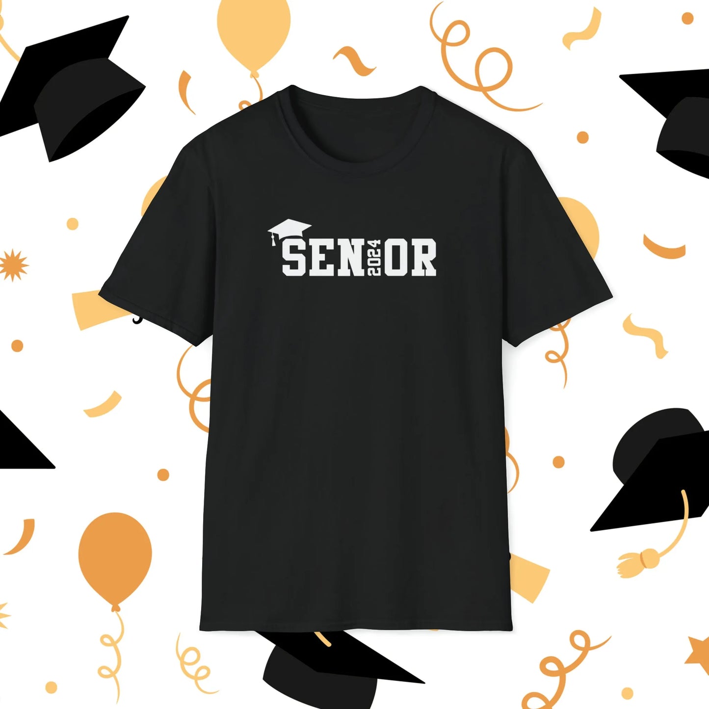 Senior 2024 Tshirt - Senior Class of 2024 Tshirt - Senior 2024 T Shirt Black
