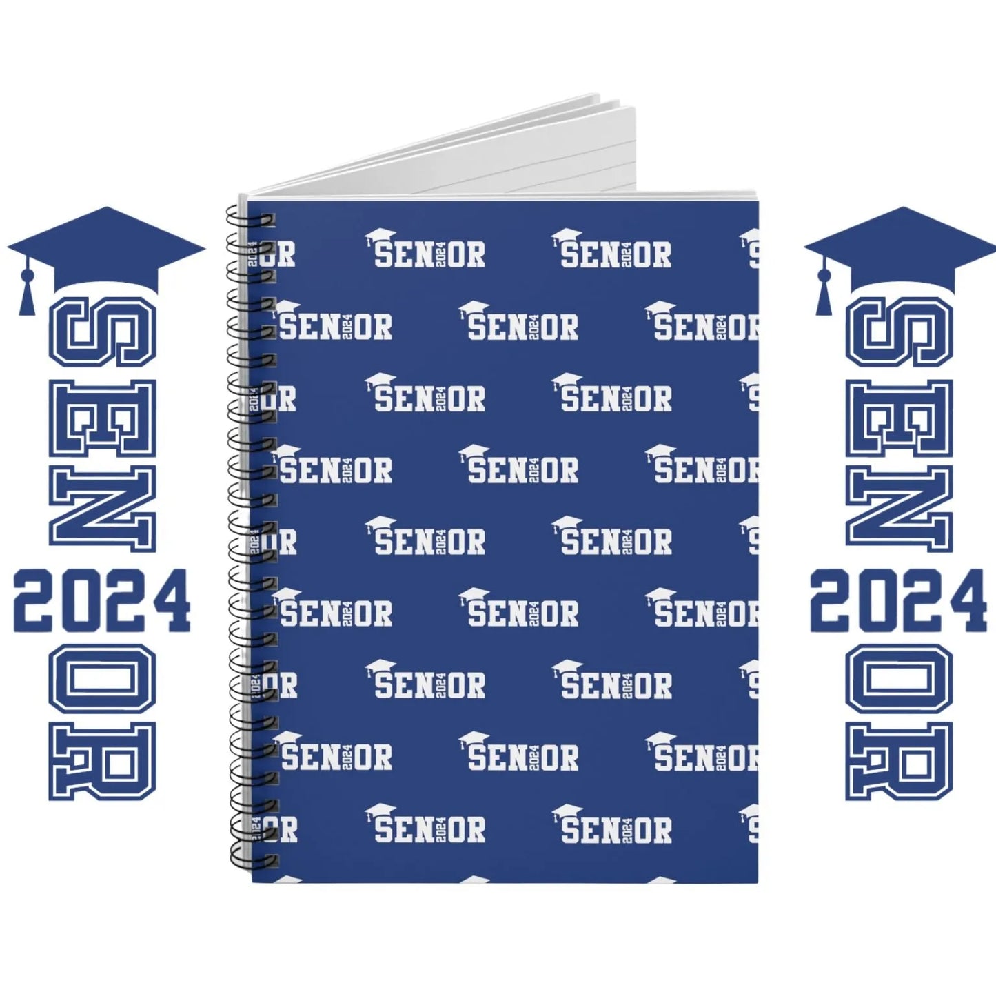 Senior 2024 Spiral Notebook - Class of 2024 Notebook - Senior Year Notebook Royal
