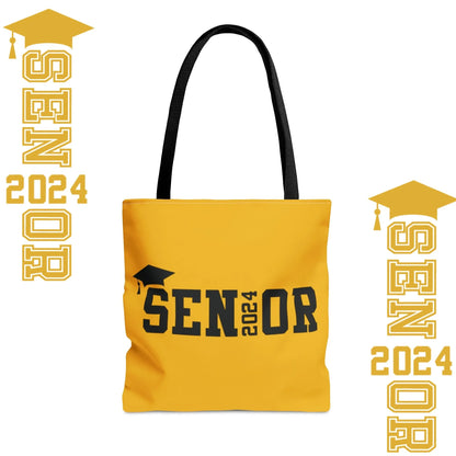 Senior 2024 Tote Bag - Class of 2024 Tote Bag - Senior Cass of 2024 Tote Bag yellow
