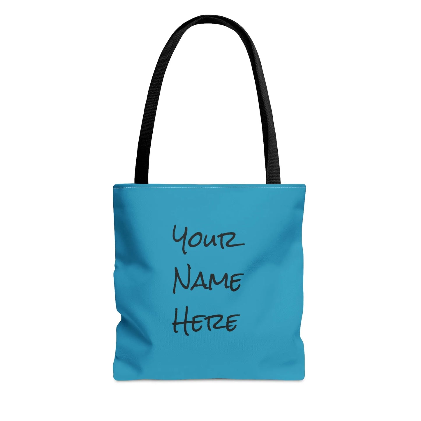 Senior 2024 Tote Bag - Class of 2024 Tote Bag - Senior Cass of 2024 Tote Bag Turquoise Back