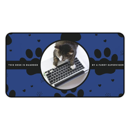 Personalized Pet Photo Desk Mat Royal Medium