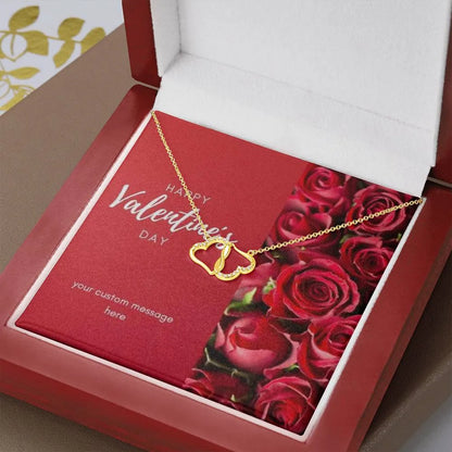 Happy Valentine's Day Everlasting Love Necklace