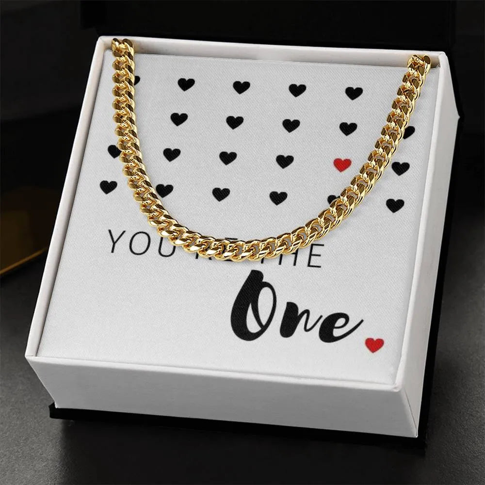 You're The One Cuban Link Chain Necklace