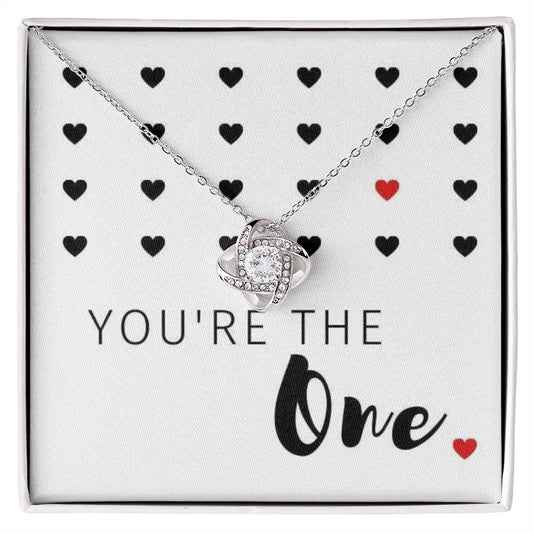You're The One Love Knot Necklace