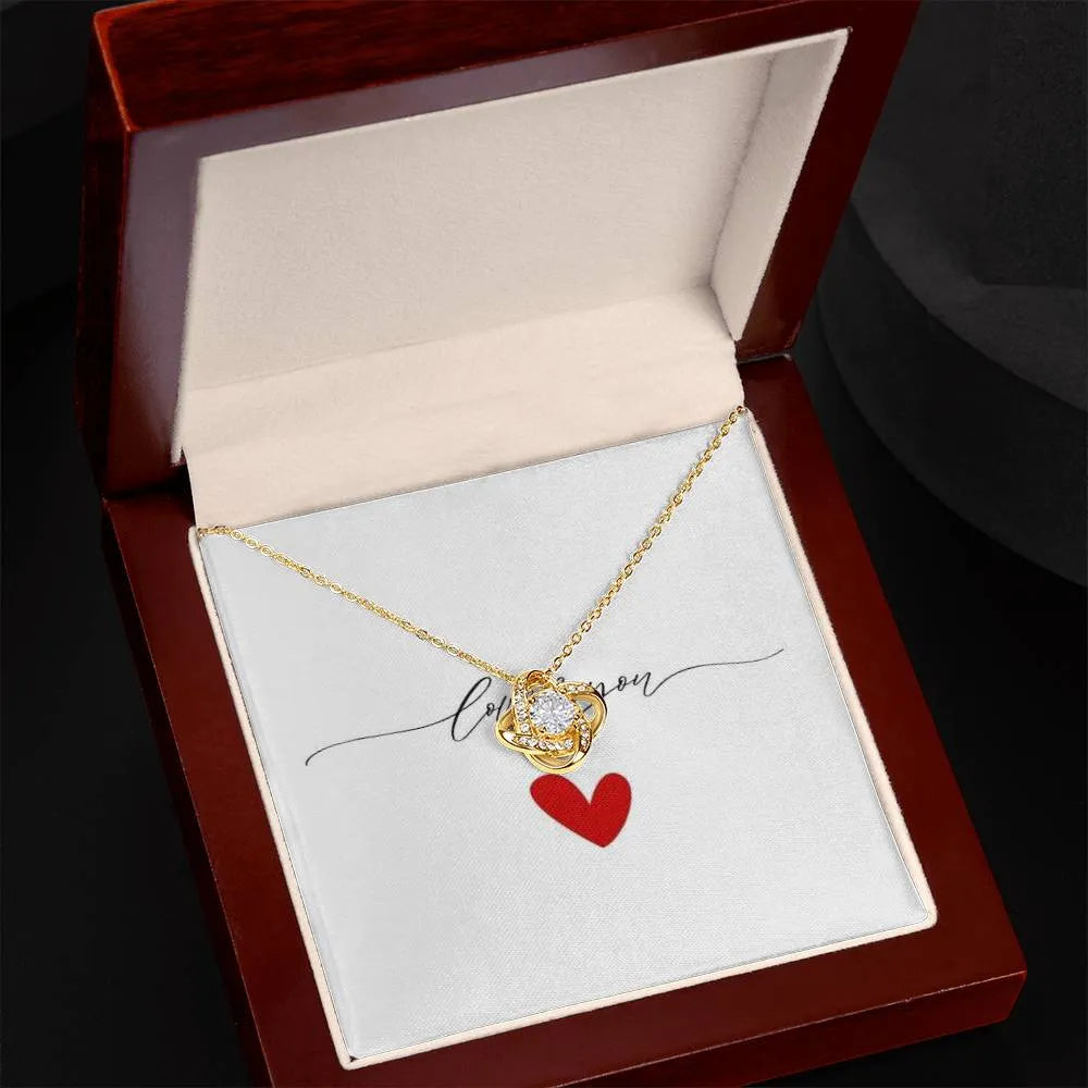 Love You Love Knot Necklace