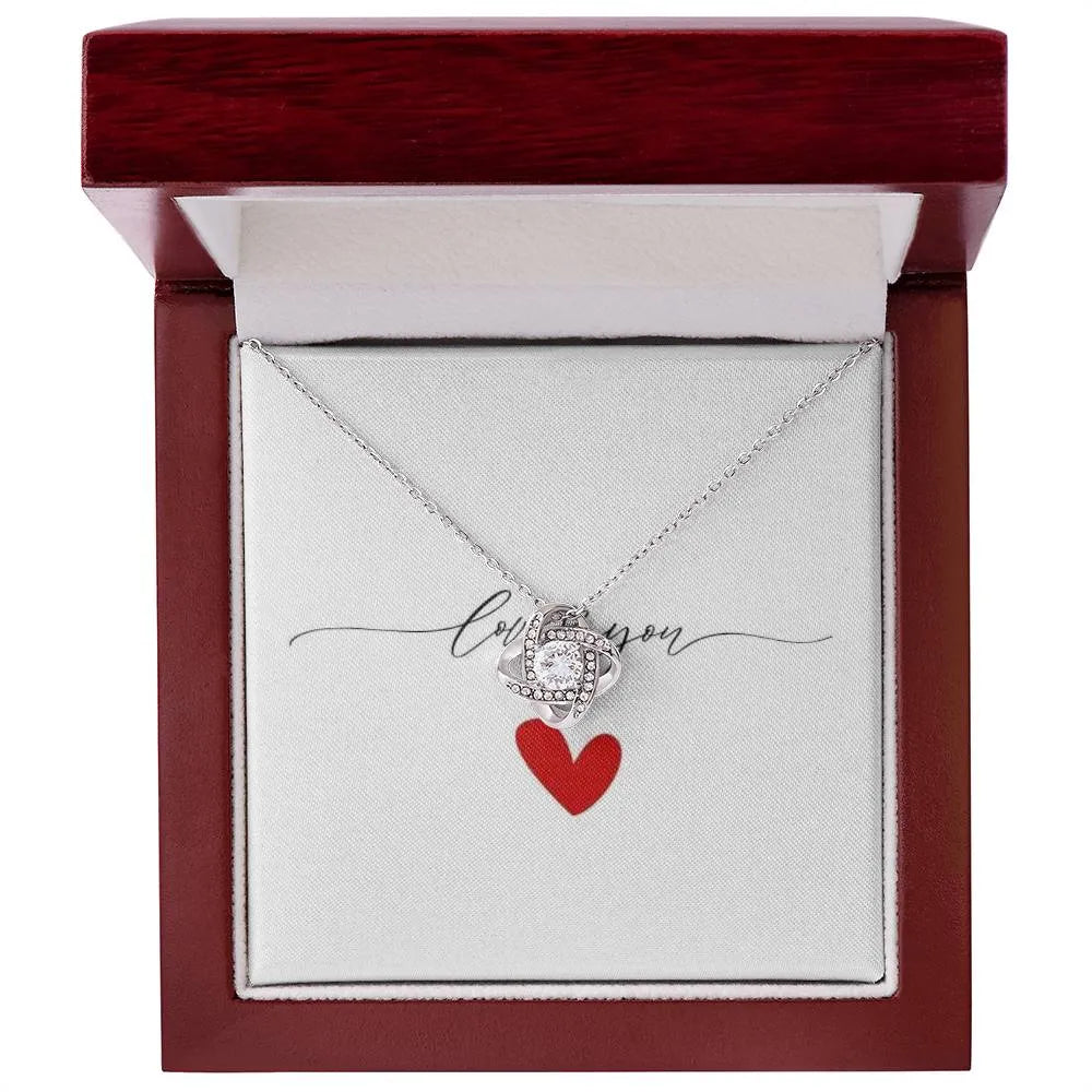Love You Love Knot Necklace