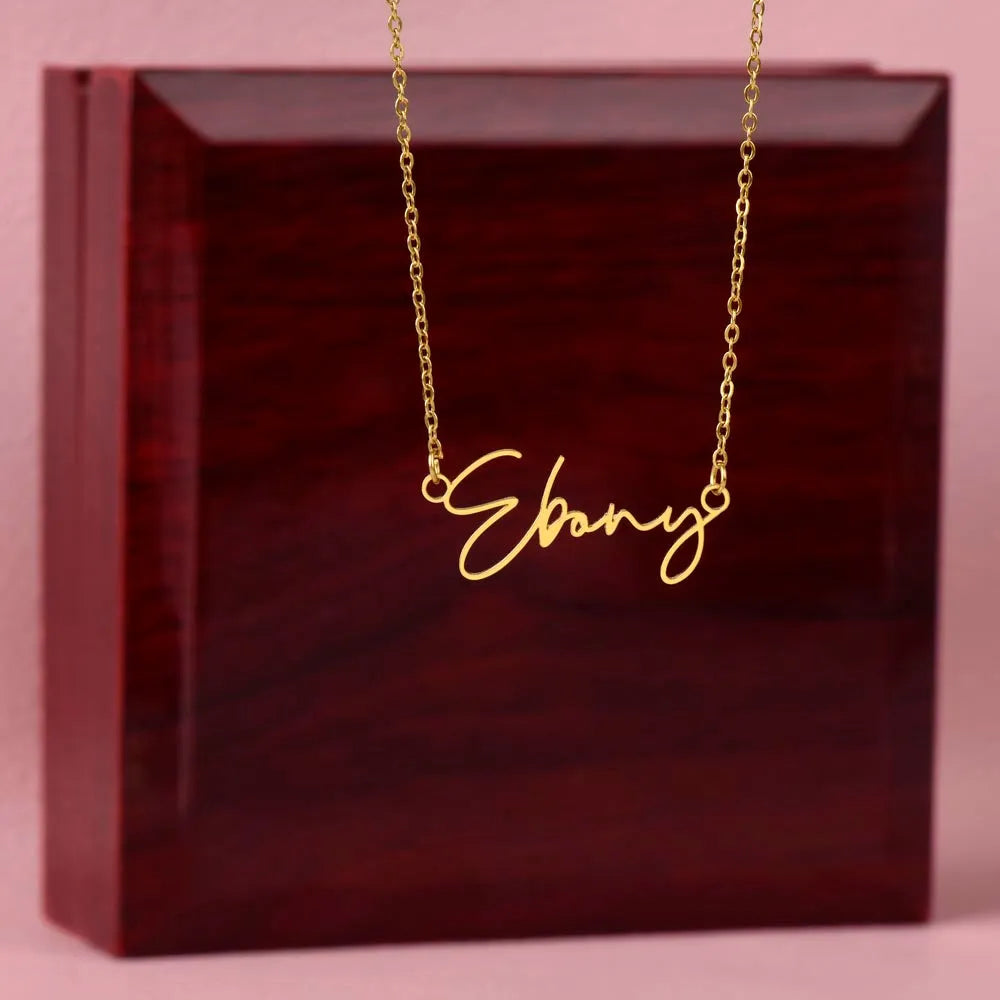 You're The One Signature Style Name Necklace