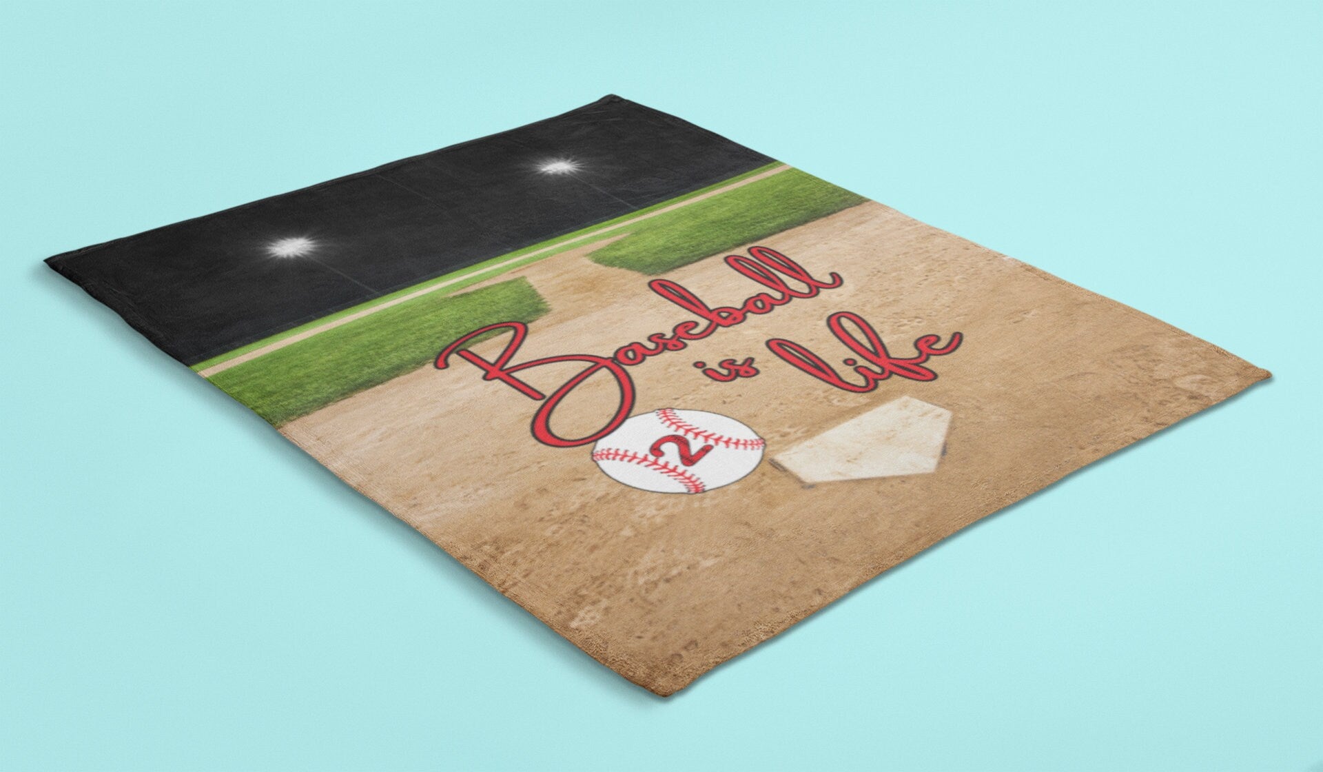 Personalized Blanket for Baseball Moms and Baseball Dads, Custom Baseball Team Gifts, Baseball Is Life Blanket, Custom Gifts For Him and Her