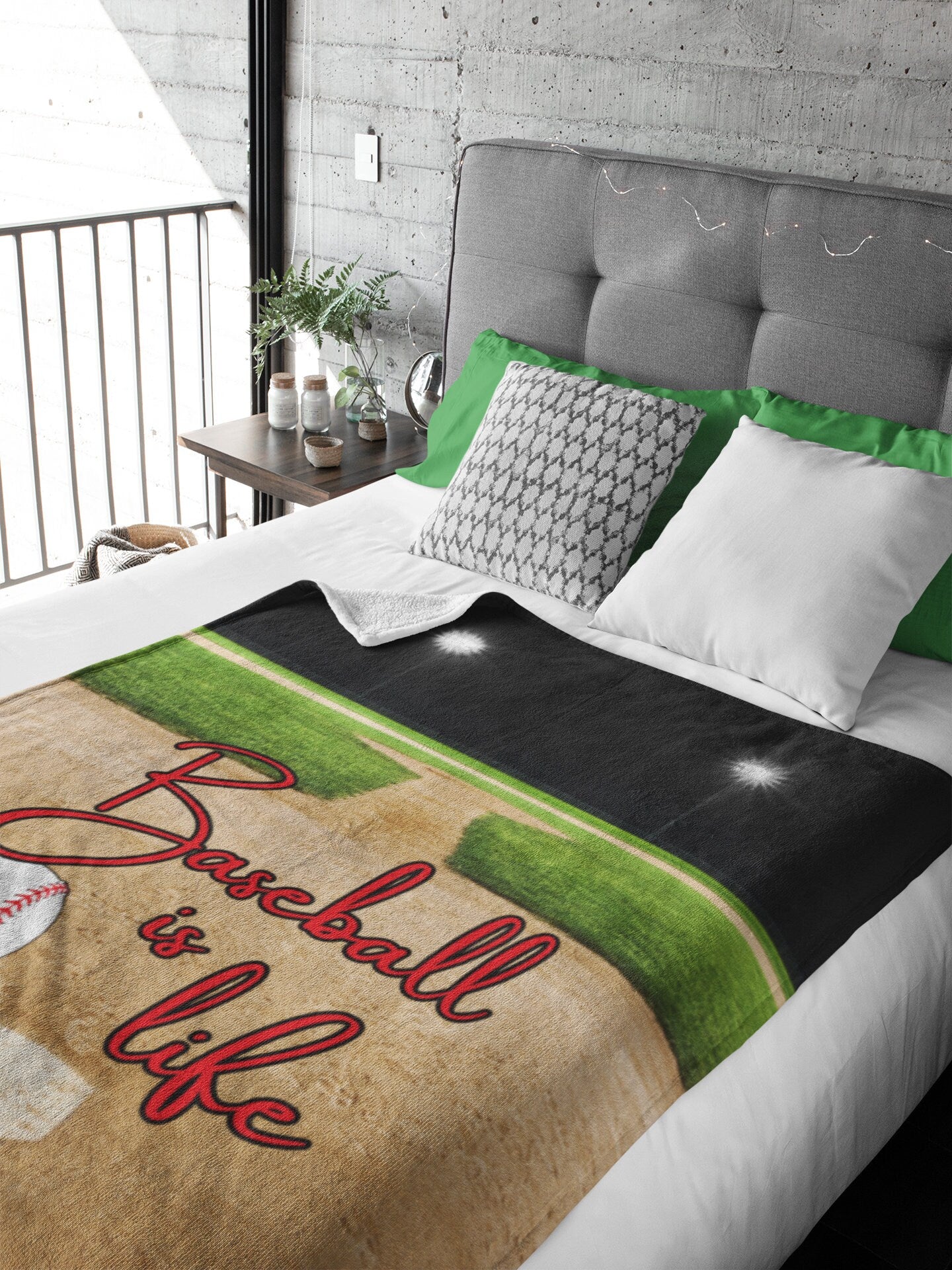 Personalized Blanket for Baseball Moms and Baseball Dads, Custom Baseball Team Gifts, Baseball Is Life Blanket, Custom Gifts For Him and Her