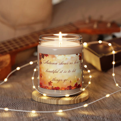 Soy Fall Inspirational Quote Scented Candle, Autumn Quote Fall Candles, Fall Scented Candles, Fall Vibes, Autumn Vibes, Eco Friendly Candles