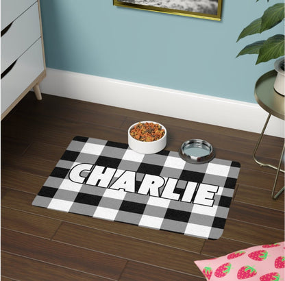 Personalized Pet Food Mat, Dog Supplies, Pet Supplies, Dog Mat, Personalized Pets, Pet Feeding Mat, Pet Accessories, Dog Lovers