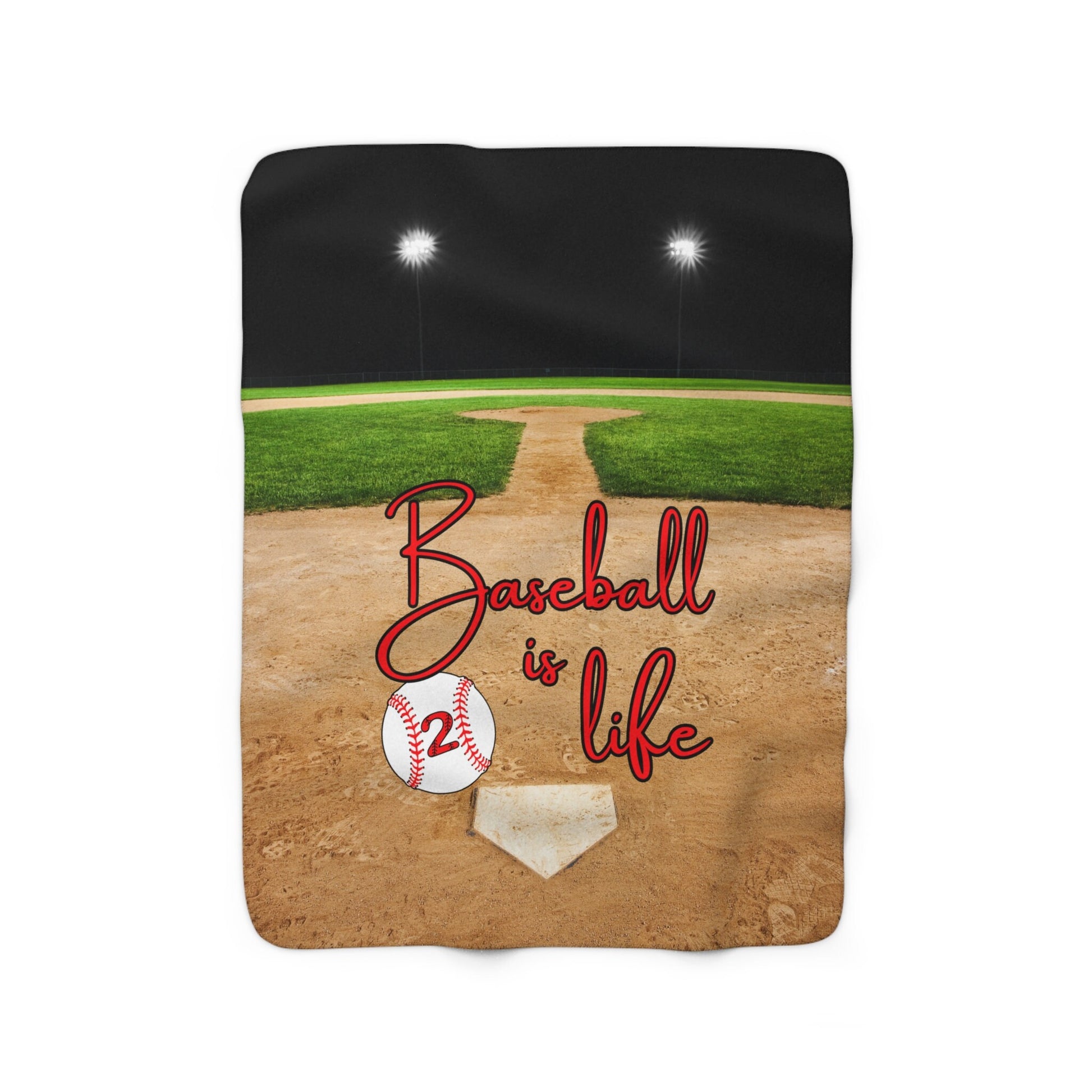 Personalized Blanket for Baseball Moms and Baseball Dads, Custom Baseball Team Gifts, Baseball Is Life Blanket, Custom Gifts For Him and Her