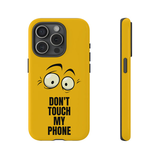 iPhone 15 Tough Double-Layer Case - Don&#39;t Touch My Phone, iPhone 15 Pro Case, iPhone 15 Plus Case, iPhone 15 Pro Max Case