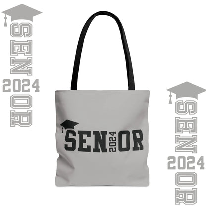 Senior 2024 Tote Bag - Class of 2024 Tote Bag - Senior Cass of 2024 Tote Bag grey